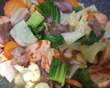 Foto langkah ke 3 dari resep Cap Cay Sei Sapi.