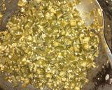 A picture of step 8 of Lady finger or bhindi.