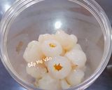 Hình bước làm 5 của món Vải ngâm đường phèn