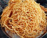 A picture of step 2 of Aloo bhujia.