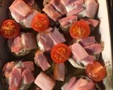 Juhtúróval töltött gombafejek recept fázis 1 fotója