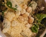 A picture of step 2 of Mini Pita Bread With Colourful Hummus.