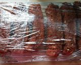 A picture of step 4 of Vickys Baked Spare Ribs - Dry Rub Style, GF DF EF SF NF.
