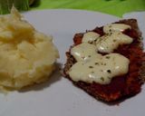 Foto del paso 8 de la receta: Milanesas a la napolitana con puré express