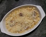 Une image de l'étape 4 de Gratin de pâtes et reste de poulet 🍗.