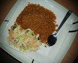 A picture of step 5 of Nigerian Jollof rice.