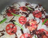 A picture of step 16 of Tikka biryani.