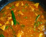 A picture of step 5 of Chilli chicken.