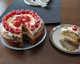 A picture of step 8 of Eggless Sponge Cake Recipe.
