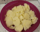 Foto del paso 6 de la receta: Salmón frito y patatas al vapor con salsa de tomate