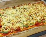 Spárgás - virslis pizza 🍕 recept lépés 3 foto
