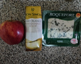 Foto del paso 2 de la receta: Risotto de setas, queso azul y manzana