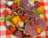 A picture of step 5 of Colorful Bouquet (Bó hoa đầy màu sắc).