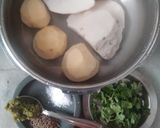 A picture of step 1 of 🟣Purple Yam 🟣 Potato Pakodas.