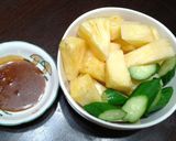 Foto langkah ke 1 dari resep Lotek Nanas (rujak nanas).
