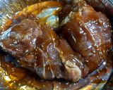 Hình bước làm 1 của món Nạc dăm nướng mè