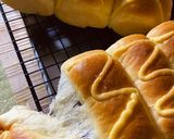 Foto langkah ke 12 dari resep 320. Roti Kasur Isi Selai Coklat (Tanpa Mixer).