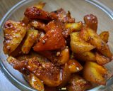 A picture of step 4 of Rose Apple Pickle.