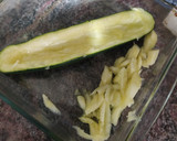 Foto del paso 3 de la receta: Calabacín relleno al horno con cebolla caramelizada