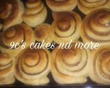 A picture of step 3 of Cinnamon roll.