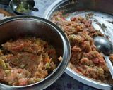 A picture of step 3 of Winter vegetables Mumbai style spicy masala pav bhaji.