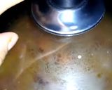 A picture of step 3 of Lauki Gosht.