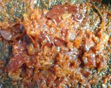 Foto langkah ke 4 dari resep Tumis nanas santan udang.