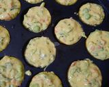 A picture of step 2 of Besan Vegetable Appe.