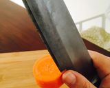 A picture of step 3 of 3D carrot flower(Nejiri ume).
