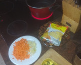 Foto del paso 1 de la receta: Menú: Sopa con zanahoria y puerro y hamburguesa de ternera