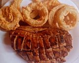 Foto del paso 1 de la receta: Suprema grillé y aros de cebolla