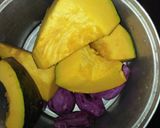 Foto langkah ke 1 dari resep Pudding Lapis Ubi Ungu&Labu Kuning.