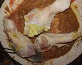 A picture of step 7 of Oven baked chicken biryani # delightful baking#team contest.
