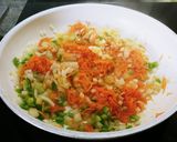 Foto del paso 6 de la receta: Pimientos rellenos con repollo, setas y arroz