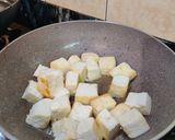 A picture of step 4 of KADHAI PANEER..