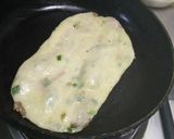 Foto langkah ke 4 dari resep Flat Bread Daun Bawang Teflon.