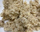 A picture of step 3 of Almond and coconut rounds.