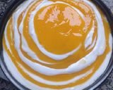 Foto del paso 12 de la receta: Cheesecake cebra 🦓 de mango 🥭 y coco 🥥