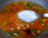 A picture of step 9 of Kerala style varutharacha sambar.