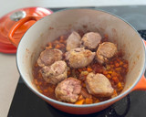 Foto del paso 5 de la receta: Solomillo de cerdo en salsa de calabaza y tomate