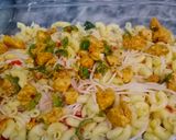 A picture of step 6 of Creamy Cheese Baked pasta 😋😋.