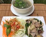 Hình bước làm 4 của món Gỏi gà - Miến gà