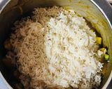 A picture of step 3 of Vegetable Pulao💚💚.
