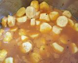 A picture of step 6 of Matokecurry.#staplefoodReceipecontest#4weekchallenge.