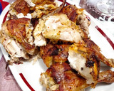 Foto del paso 5 de la receta: Pollo al chimichurri con trampó mallorquín, patatas y boniatos