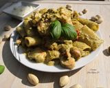 Une image de l'étape 7 de Pasta Scampis et Pesto de Pistaches.