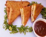 A picture of step 10 of Bread pakora.