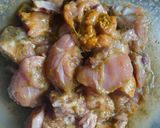 A picture of step 2 of Dhaba style Chicken masala.