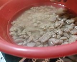 Foto langkah ke 1 dari resep Bubur Sagu Ambon Topping Peanut Pumpkin + Bee Pollen.