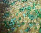 A picture of step 3 of Chana dal n louki.